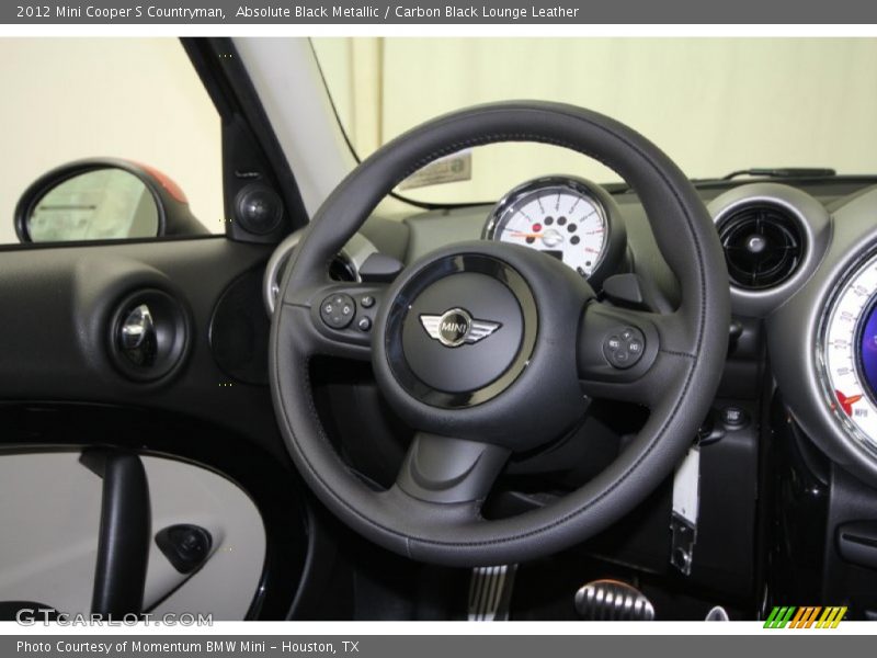 Absolute Black Metallic / Carbon Black Lounge Leather 2012 Mini Cooper S Countryman