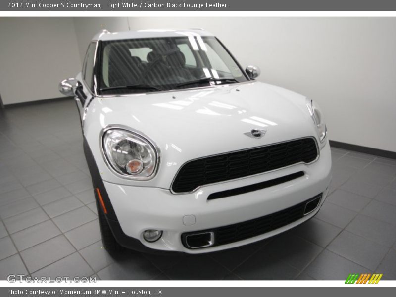 Light White / Carbon Black Lounge Leather 2012 Mini Cooper S Countryman