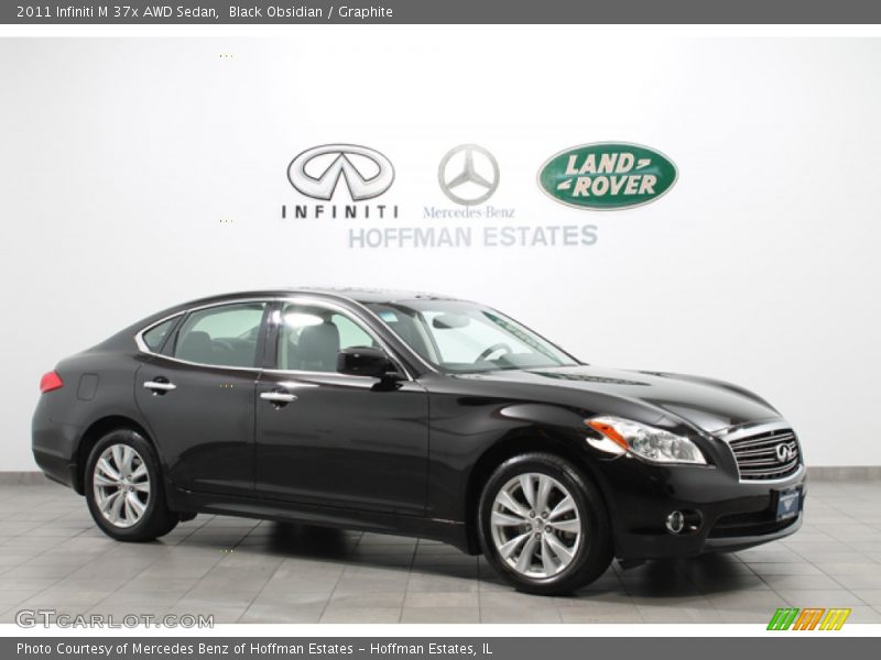 Black Obsidian / Graphite 2011 Infiniti M 37x AWD Sedan