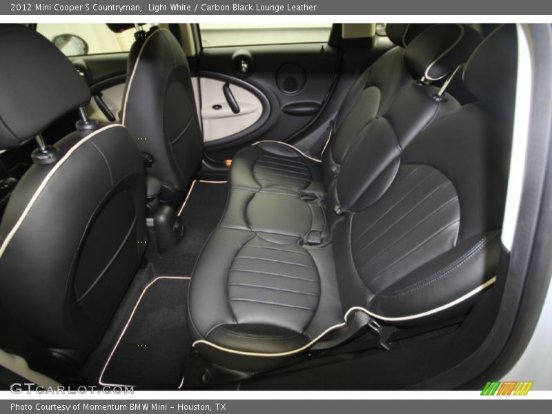 Rear Seat of 2012 Cooper S Countryman