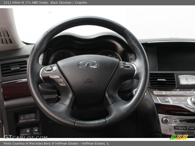 Black Obsidian / Graphite 2011 Infiniti M 37x AWD Sedan