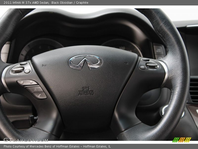 Black Obsidian / Graphite 2011 Infiniti M 37x AWD Sedan
