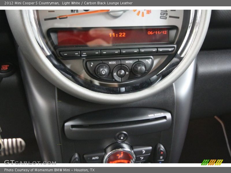 Light White / Carbon Black Lounge Leather 2012 Mini Cooper S Countryman