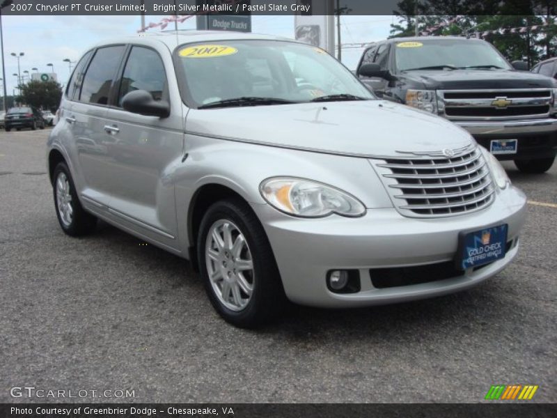 Bright Silver Metallic / Pastel Slate Gray 2007 Chrysler PT Cruiser Limited