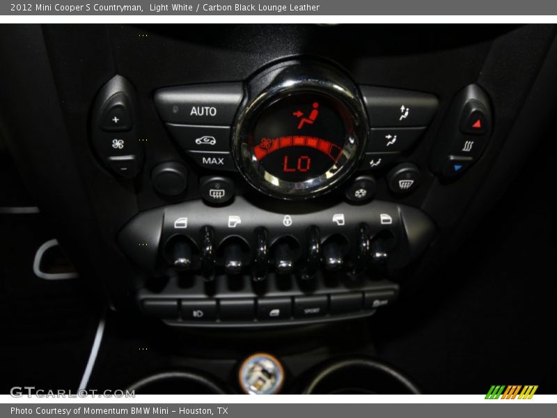 Light White / Carbon Black Lounge Leather 2012 Mini Cooper S Countryman