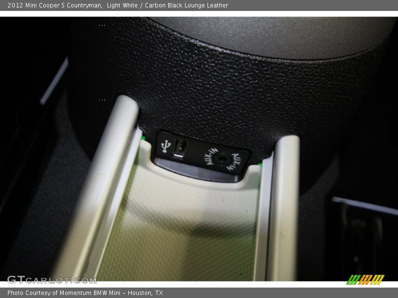 Light White / Carbon Black Lounge Leather 2012 Mini Cooper S Countryman