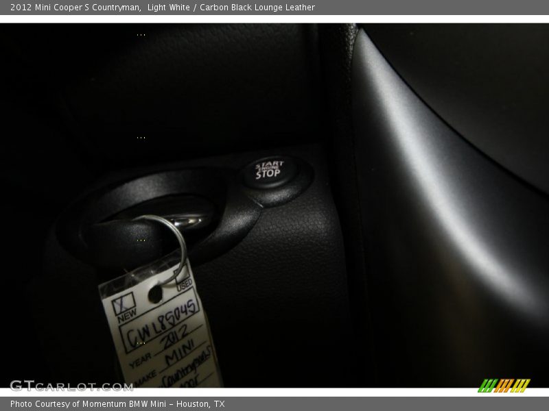 Light White / Carbon Black Lounge Leather 2012 Mini Cooper S Countryman