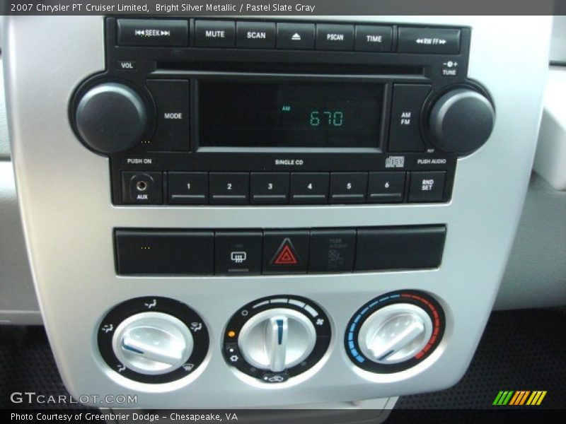 Bright Silver Metallic / Pastel Slate Gray 2007 Chrysler PT Cruiser Limited