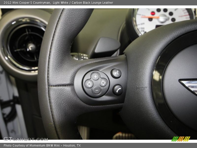 Light White / Carbon Black Lounge Leather 2012 Mini Cooper S Countryman