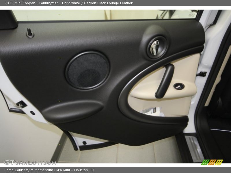 Light White / Carbon Black Lounge Leather 2012 Mini Cooper S Countryman