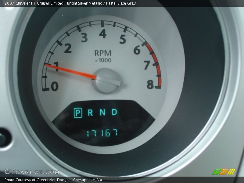 Bright Silver Metallic / Pastel Slate Gray 2007 Chrysler PT Cruiser Limited