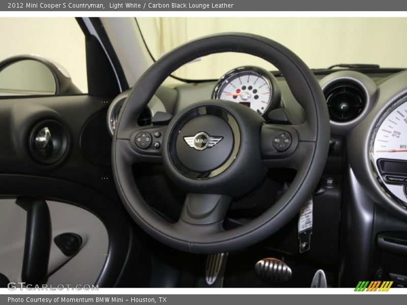 Light White / Carbon Black Lounge Leather 2012 Mini Cooper S Countryman