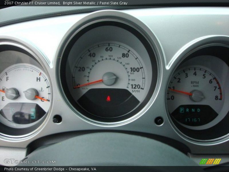 Bright Silver Metallic / Pastel Slate Gray 2007 Chrysler PT Cruiser Limited