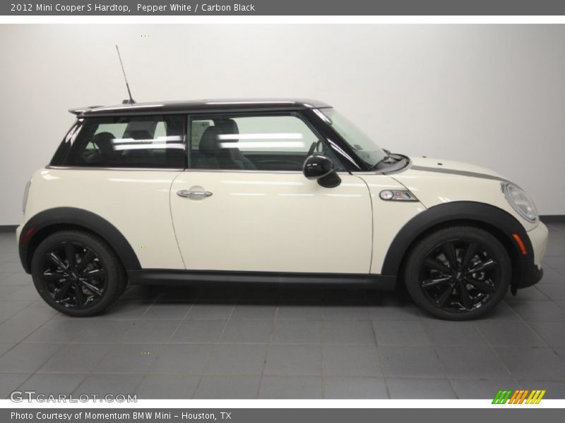 Pepper White / Carbon Black 2012 Mini Cooper S Hardtop