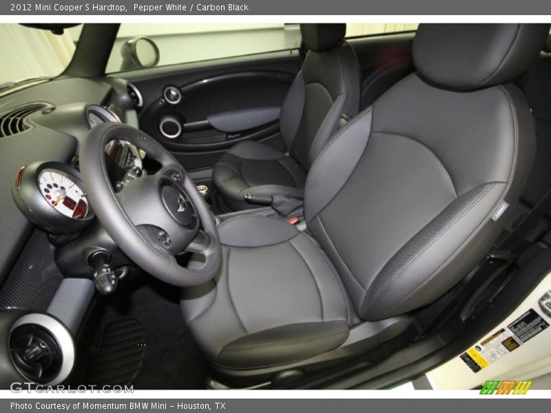 Pepper White / Carbon Black 2012 Mini Cooper S Hardtop