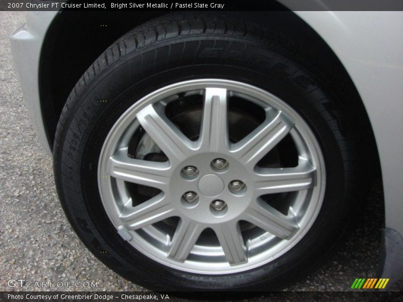 Bright Silver Metallic / Pastel Slate Gray 2007 Chrysler PT Cruiser Limited