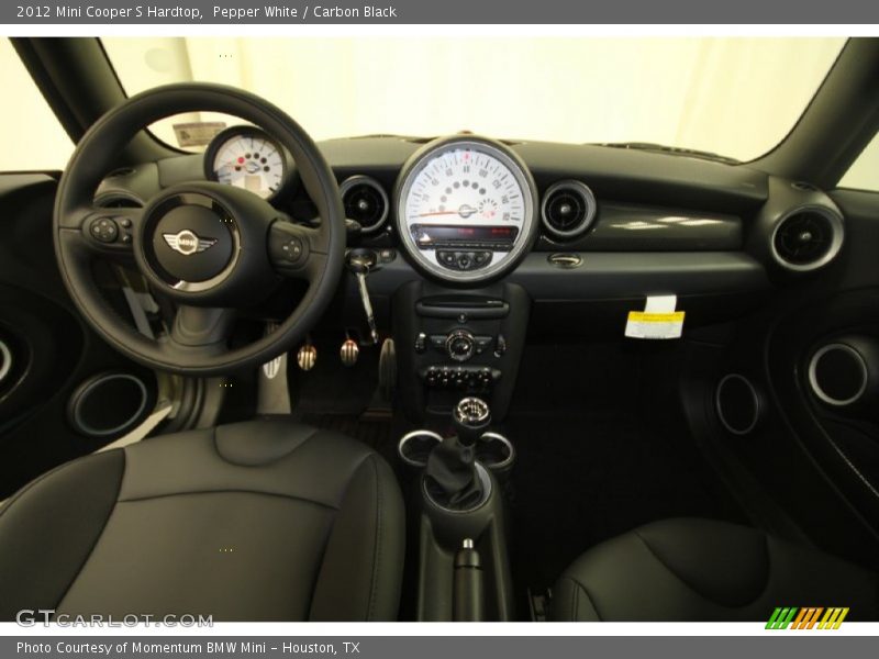 Pepper White / Carbon Black 2012 Mini Cooper S Hardtop