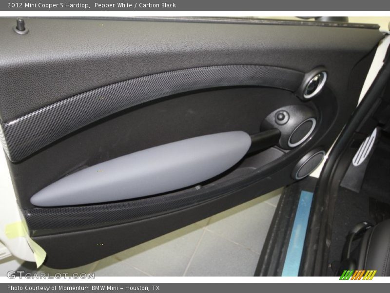 Pepper White / Carbon Black 2012 Mini Cooper S Hardtop