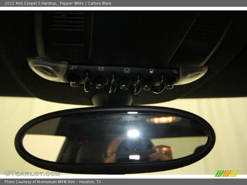 Pepper White / Carbon Black 2012 Mini Cooper S Hardtop