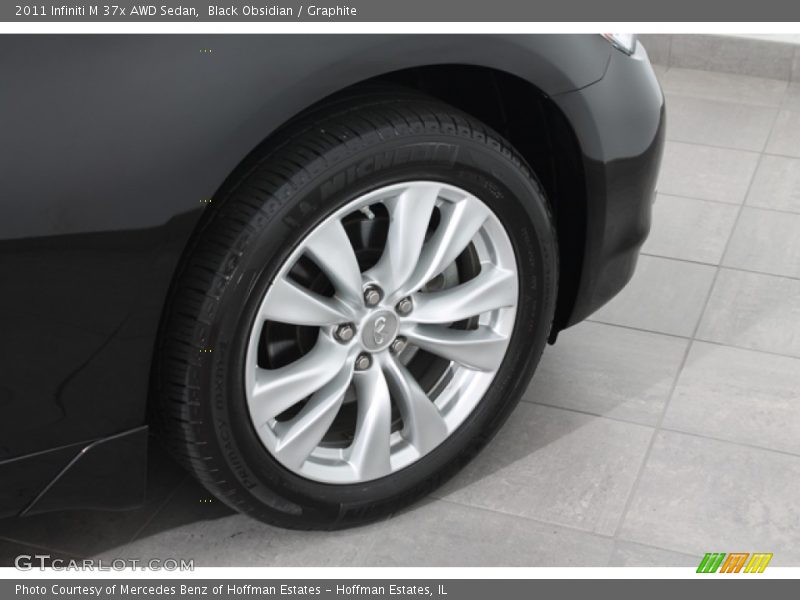 Black Obsidian / Graphite 2011 Infiniti M 37x AWD Sedan