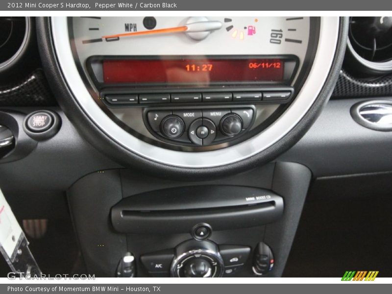 Pepper White / Carbon Black 2012 Mini Cooper S Hardtop