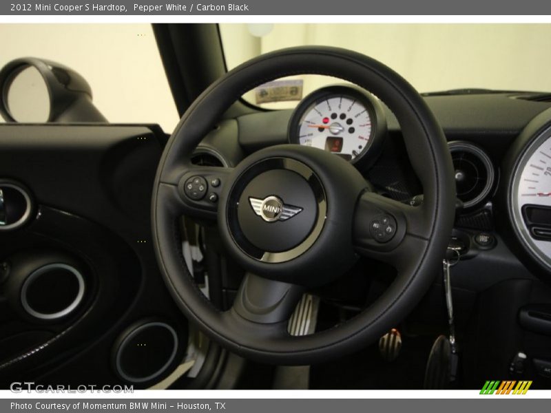 Pepper White / Carbon Black 2012 Mini Cooper S Hardtop