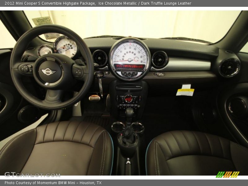 Dashboard of 2012 Cooper S Convertible Highgate Package