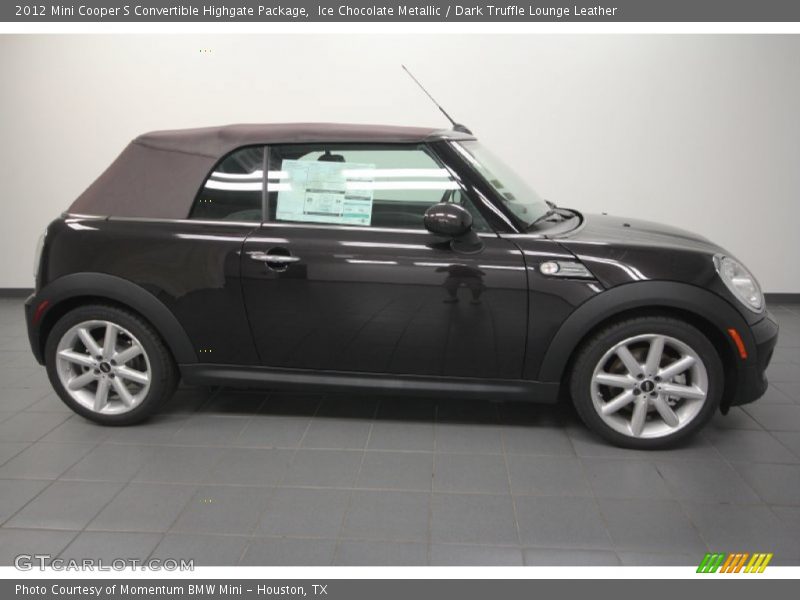  2012 Cooper S Convertible Highgate Package Ice Chocolate Metallic