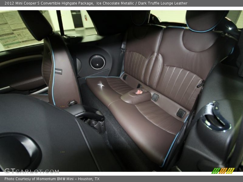  2012 Cooper S Convertible Highgate Package Dark Truffle Lounge Leather Interior