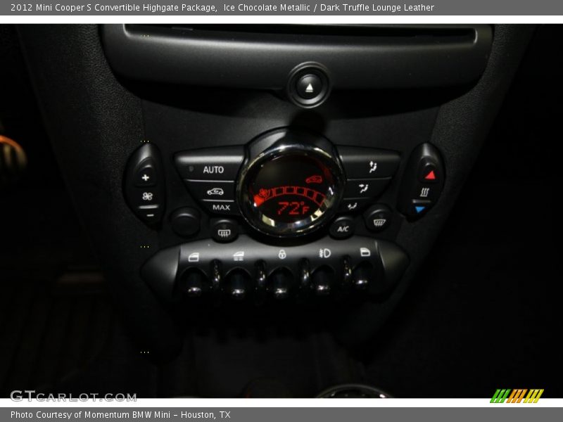 Ice Chocolate Metallic / Dark Truffle Lounge Leather 2012 Mini Cooper S Convertible Highgate Package