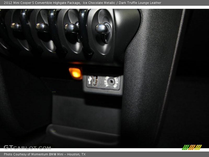 Ice Chocolate Metallic / Dark Truffle Lounge Leather 2012 Mini Cooper S Convertible Highgate Package