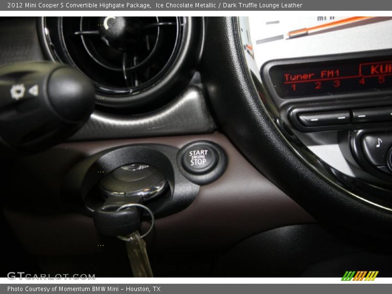 Ice Chocolate Metallic / Dark Truffle Lounge Leather 2012 Mini Cooper S Convertible Highgate Package