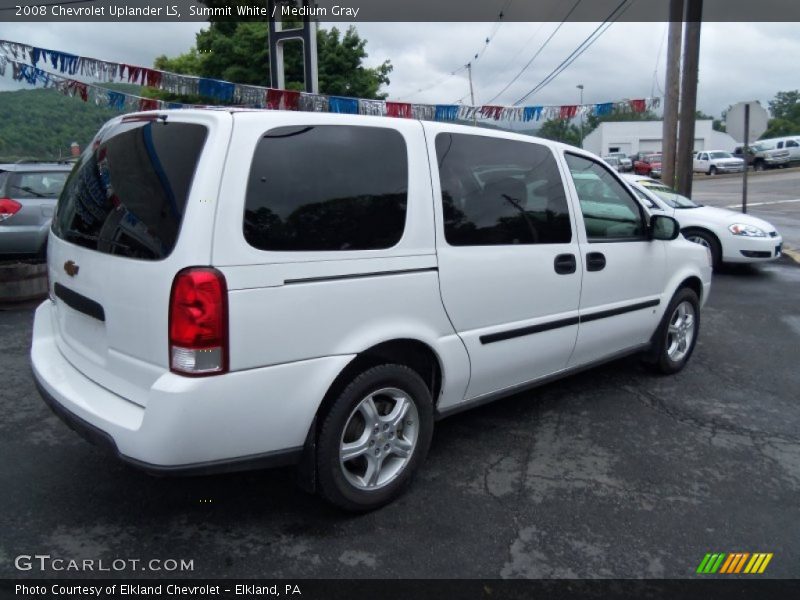 Summit White / Medium Gray 2008 Chevrolet Uplander LS
