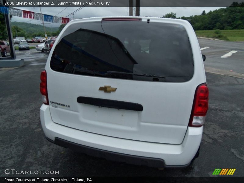 Summit White / Medium Gray 2008 Chevrolet Uplander LS