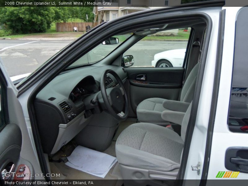 Summit White / Medium Gray 2008 Chevrolet Uplander LS