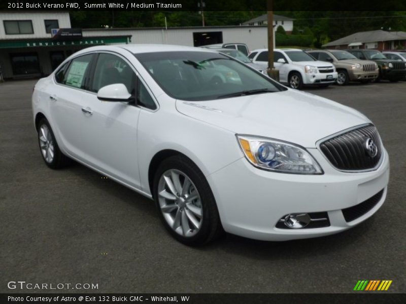 Summit White / Medium Titanium 2012 Buick Verano FWD