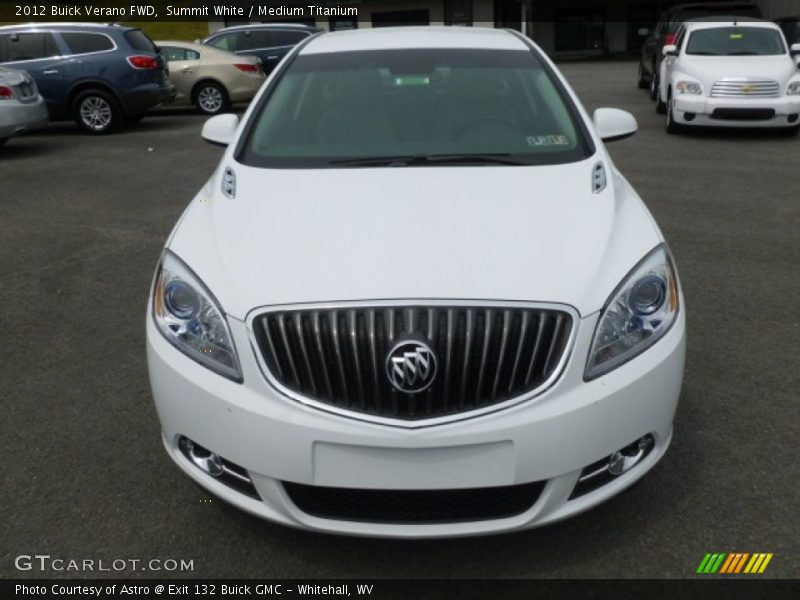 Summit White / Medium Titanium 2012 Buick Verano FWD