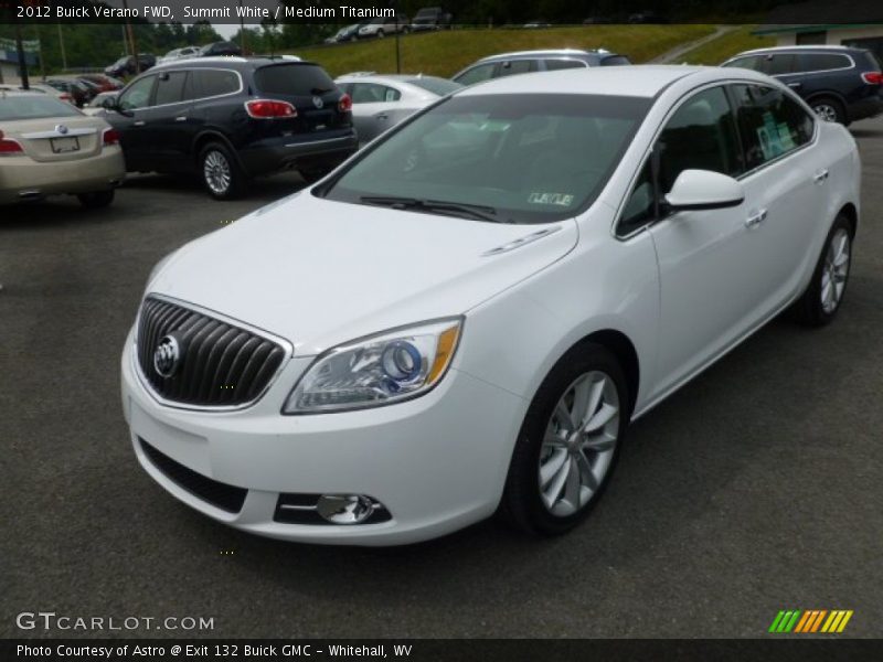 Summit White / Medium Titanium 2012 Buick Verano FWD