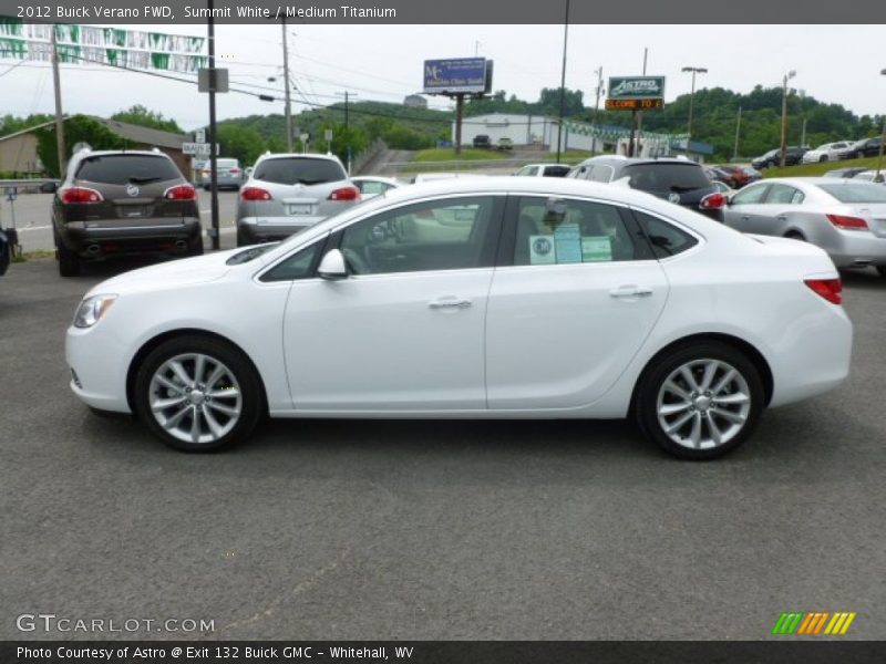 Summit White / Medium Titanium 2012 Buick Verano FWD