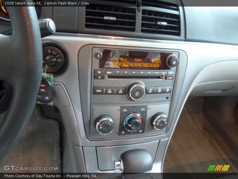 Carbon Flash Black / Gray 2008 Saturn Aura XE