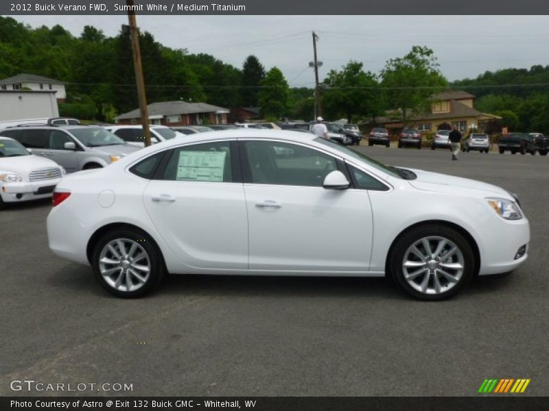 Summit White / Medium Titanium 2012 Buick Verano FWD