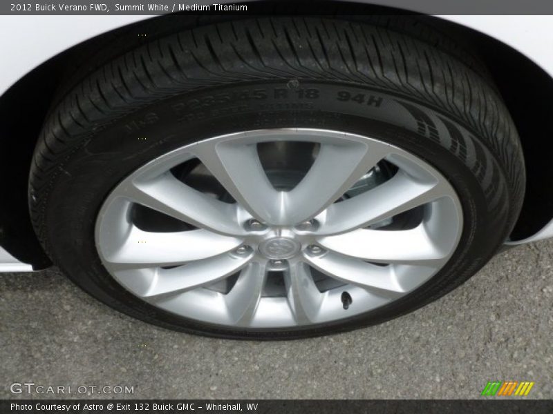 Summit White / Medium Titanium 2012 Buick Verano FWD