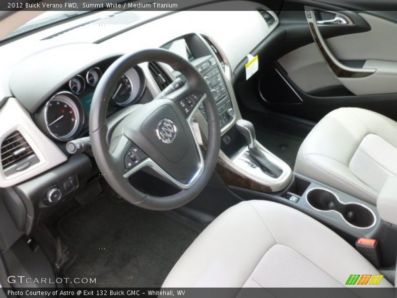 Summit White / Medium Titanium 2012 Buick Verano FWD