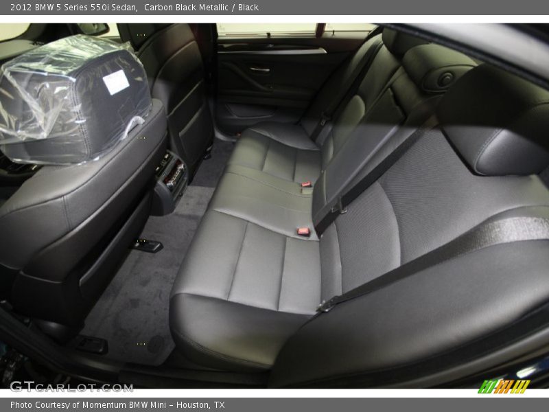 Carbon Black Metallic / Black 2012 BMW 5 Series 550i Sedan