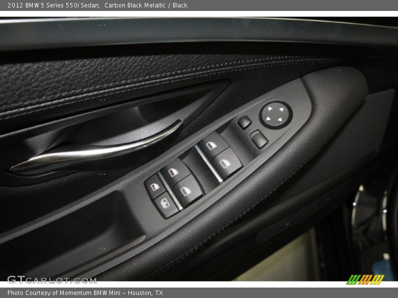 Carbon Black Metallic / Black 2012 BMW 5 Series 550i Sedan