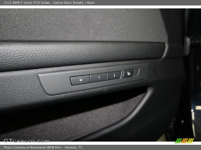 Carbon Black Metallic / Black 2012 BMW 5 Series 550i Sedan