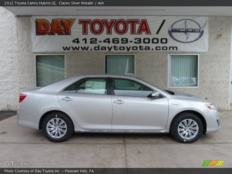 Classic Silver Metallic / Ash 2012 Toyota Camry Hybrid LE