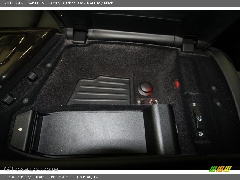 Carbon Black Metallic / Black 2012 BMW 5 Series 550i Sedan