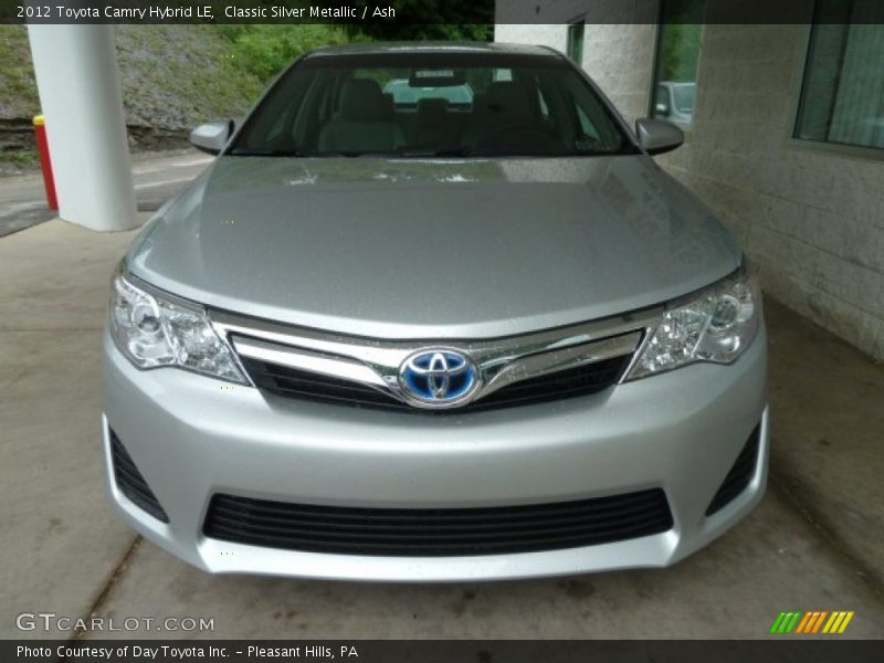 Classic Silver Metallic / Ash 2012 Toyota Camry Hybrid LE