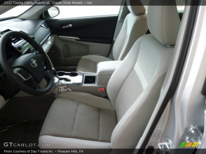 Classic Silver Metallic / Ash 2012 Toyota Camry Hybrid LE